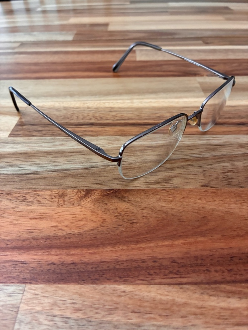 Altair A118 Armor Eyeglasses Glasses Frames Half-rim Metal 54-18-145 - Picture 3 of 11